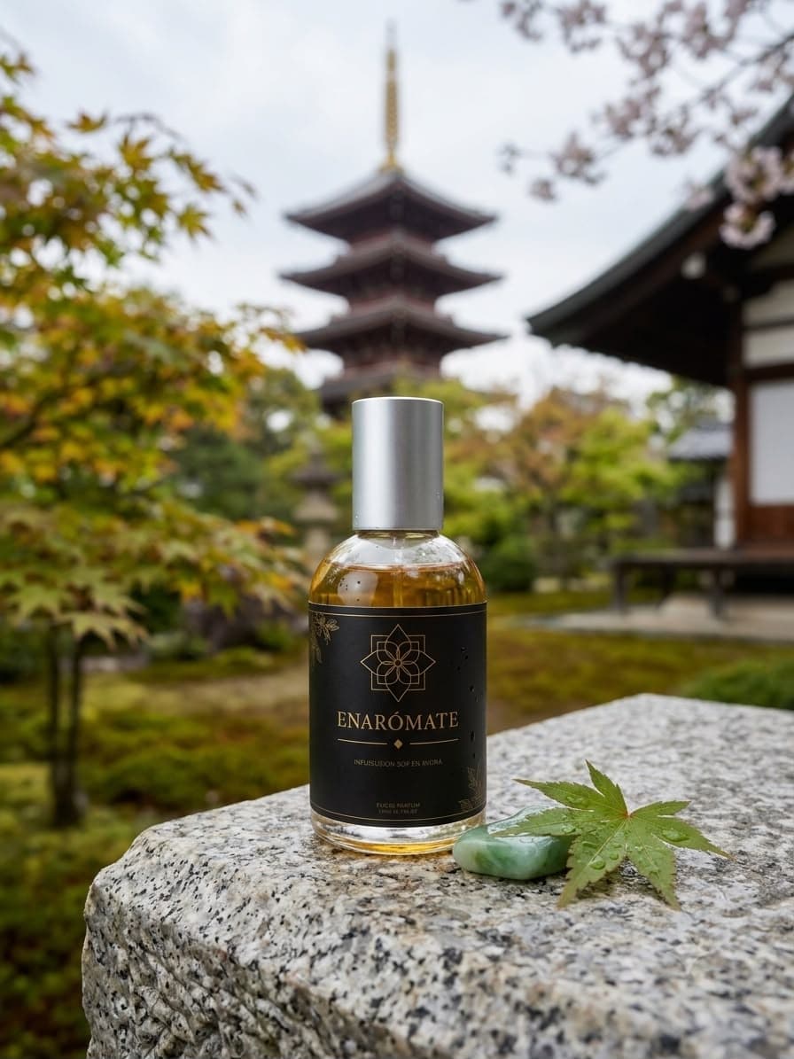 Enarómate en un jardín japonés
